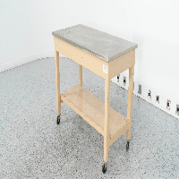 4'  Stainless Steel Top Portable Table image 1